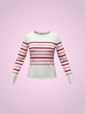 ❤️🎀❤️VINEYARD VINES🎀Size M🎀Boatneck Stripe Top🎀Pink Red White🎀Preppy Chic❤️🎀❤️
